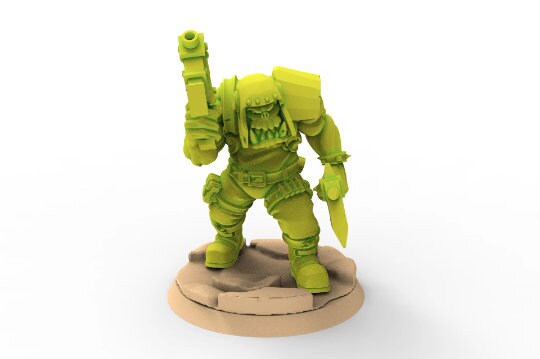 Green Skin - Orc Marauders Monopose Pack