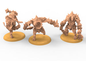 Beastmen - Squad of Berserker Minotaurs Beastmen warriors of Chaos