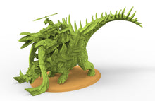 Load image into Gallery viewer, Lost temple - Skinks sur Stegosaurus lizardmen usable for AOS, Oldhammer, battle, king of wars, 9th age
