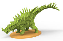 Load image into Gallery viewer, Lost temple - Skinks sur Stegosaurus lizardmen usable for AOS, Oldhammer, battle, king of wars, 9th age
