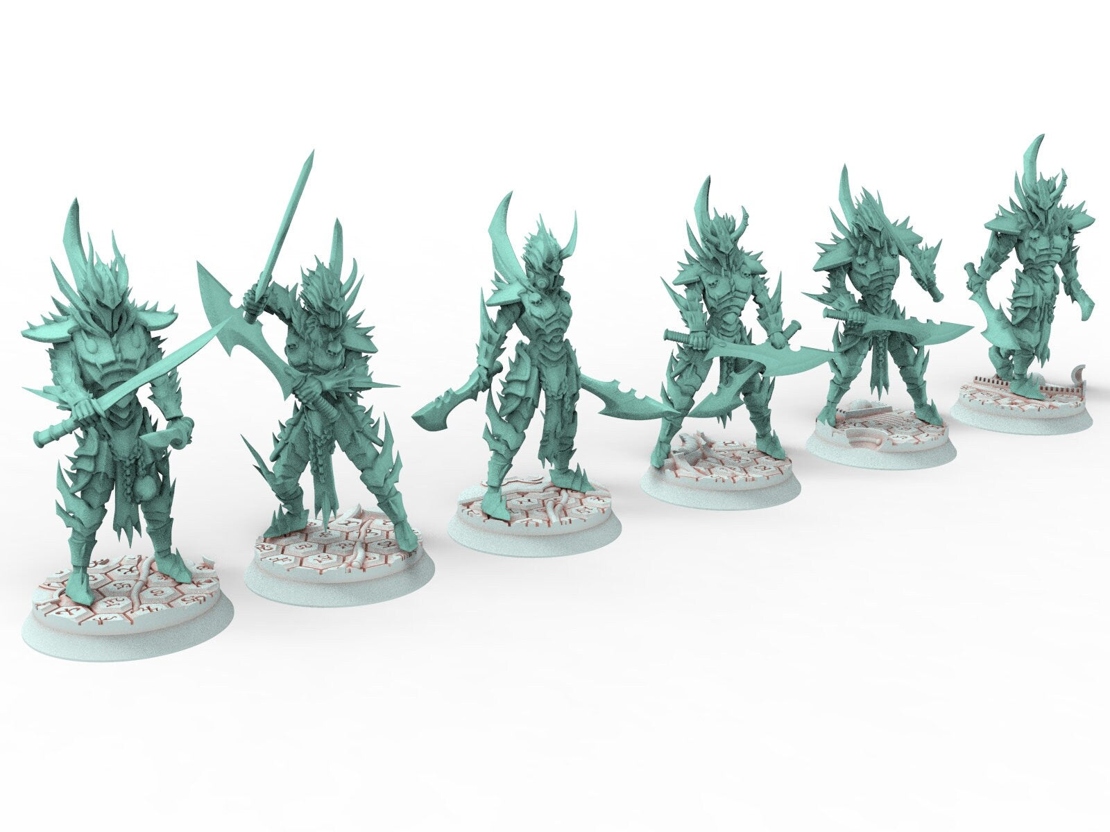 Dark City - Bodyguards warriors Dark eldar drow 