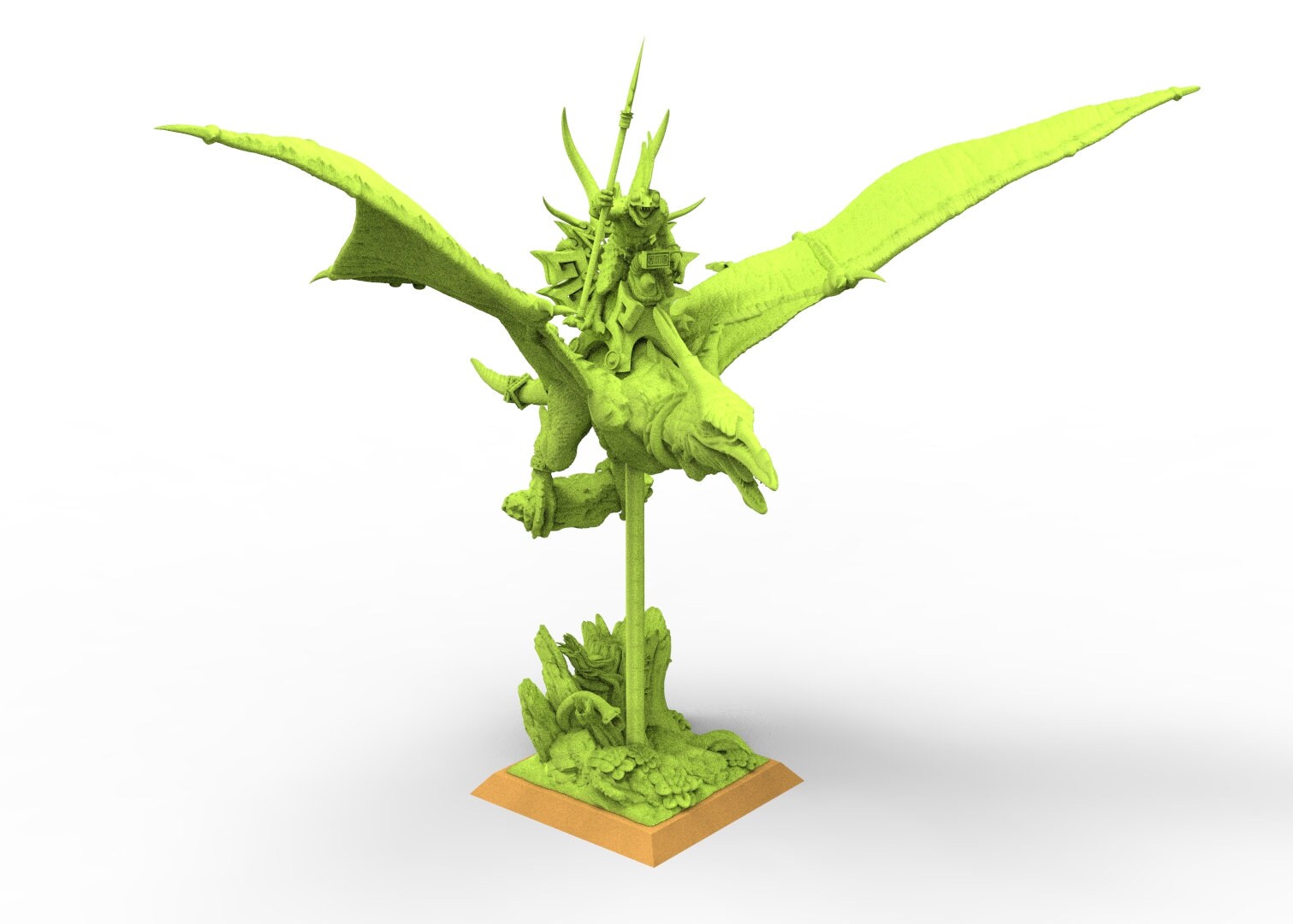 Lost temple - Pteranodon Riders lizardmen usable for Oldhammer, battle, king of wars, 9th age