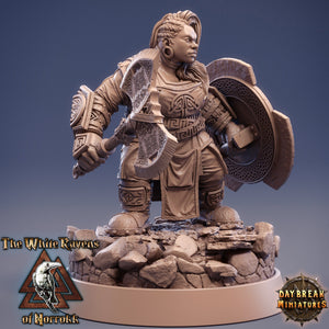 Dwarves - Fandra Firebrand The White Ravens of Norrokk, daybreak miniatures