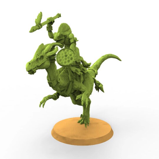 Lost temple - Cuetzpalli Riders lizardmen usable for Oldhammer, battle, king of wars, 9th age