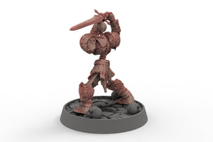 Undead - Bone Grunt of Outer Dreadmarsh, The Unliving Horde of Dreadmarsh, daybreak miniatures, daybreak miniatures