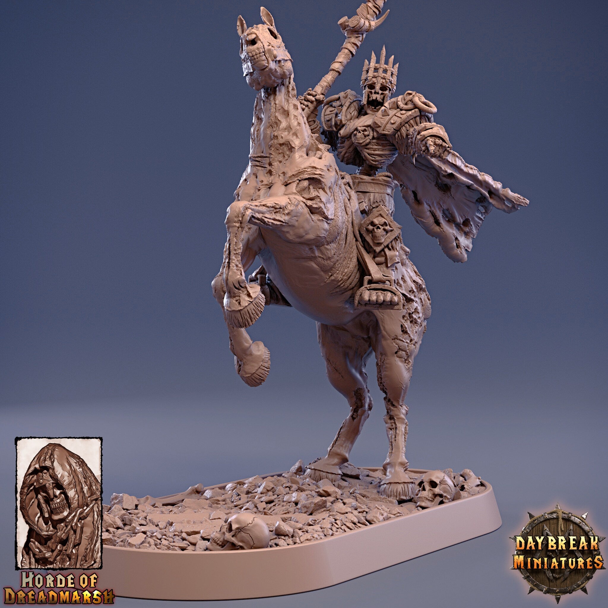 Undead - Pale King Arden, The Unliving Horde of Dreadmarsh, daybreak miniatures