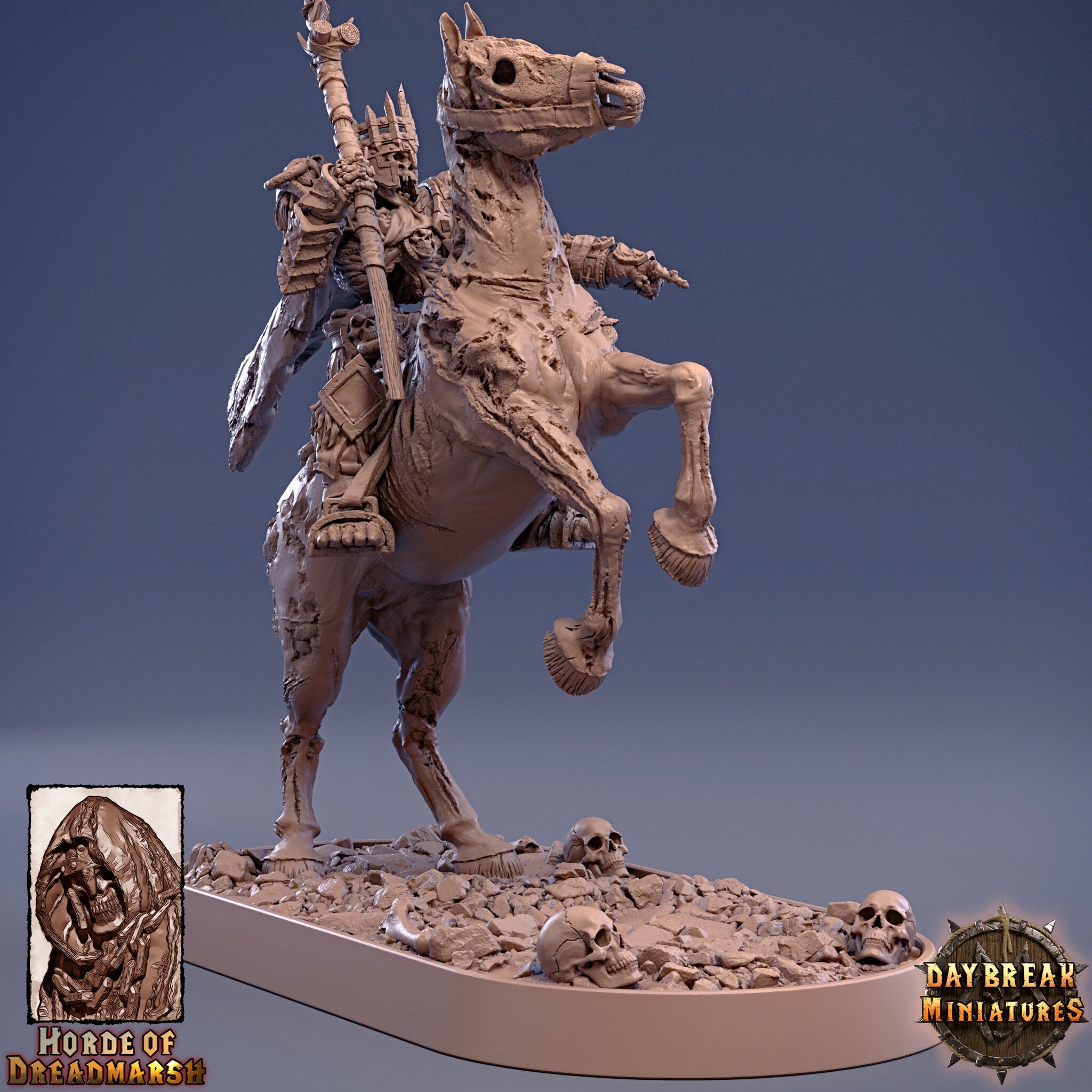 Undead - Pale King Arden, The Unliving Horde of Dreadmarsh, daybreak miniatures