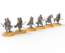 Load image into Gallery viewer, Harad - Desert warriors, southern men bow, Berber nomads, Harad Bedouin Arabs Sarazins miniatures for wargame D&amp;D, Lotr...
