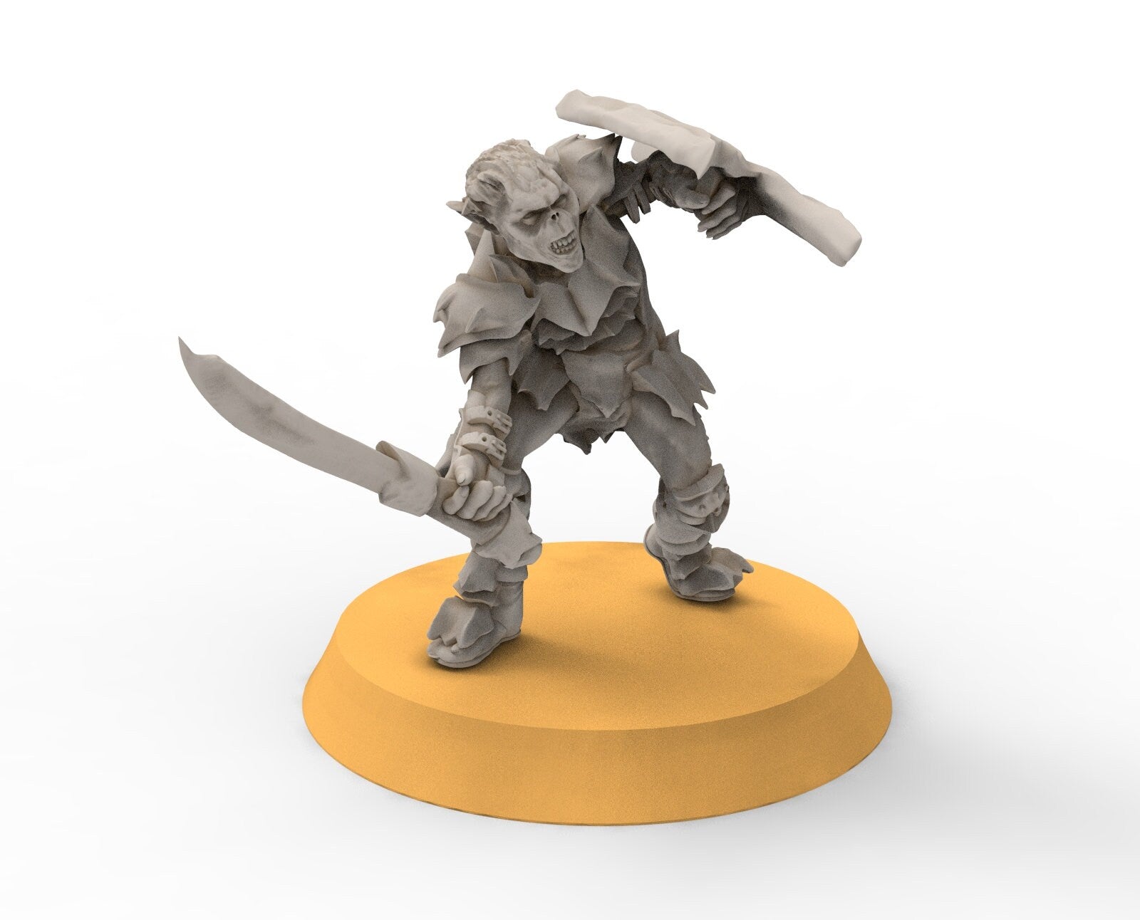 Goblin cave - Goblin warriors with swords, Dwarf mine, Middle rings miniatures pour wargame D&D, SDA...