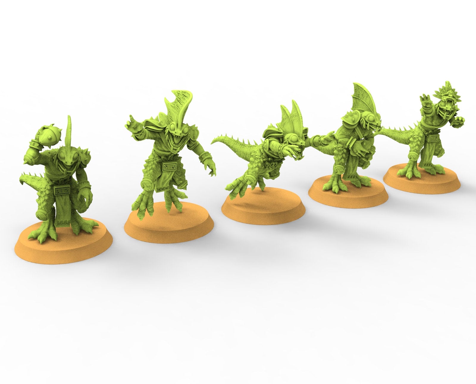 Lost temple - Skink players lizardmen usable for Fantasy football