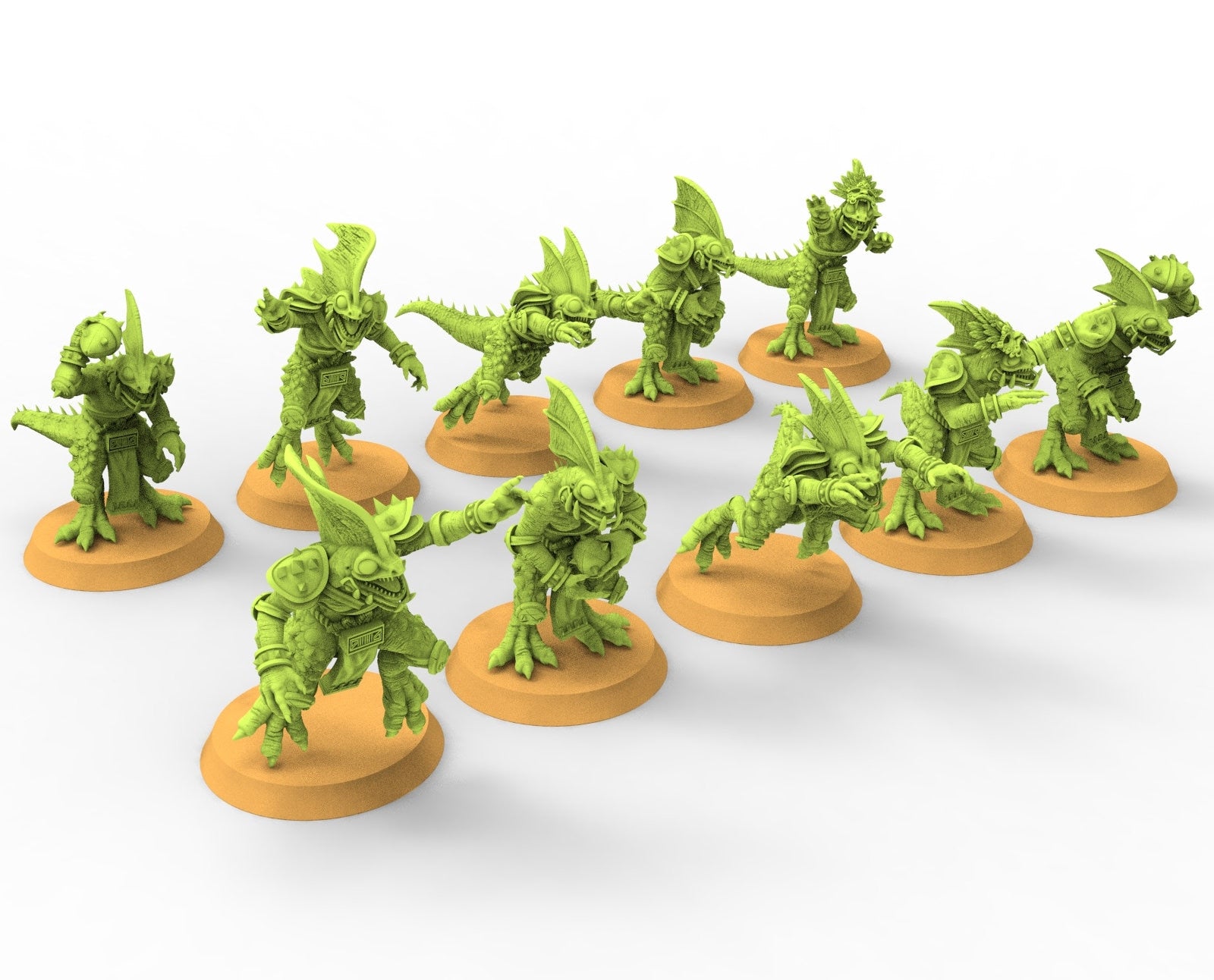 Lost temple - Skink players lizardmen usable for Fantasy football