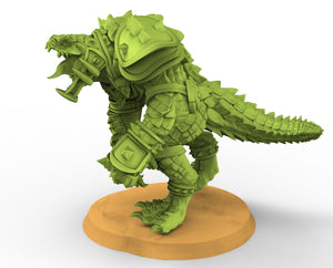 Lost temple - Caiman large player lizardmen usable for Fantasy football