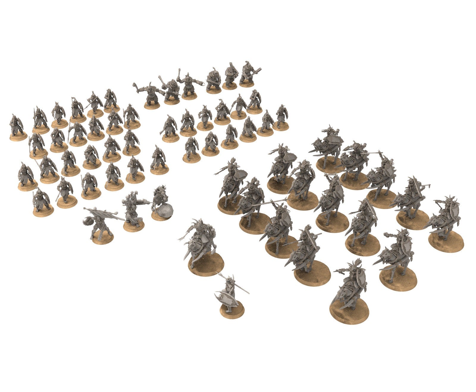 Harad - Invaders from Jungle savanna, far southern tribesmen Camel Elephant, Berber nomads, Arabs Zulu miniatures for wargame D&D, Lotr...