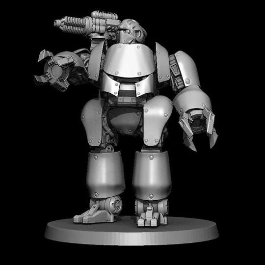 Scavenger - Robot droidtex, mechanized infantry, post apocalyptic empire, usable for tabletop wargame.