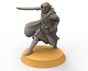 Darkwood - Lord Wandering Elf, Middle rings miniatures pour wargame D&D, SDA...