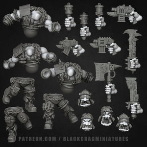 Green Skin - Orc Jetpack Ladz Modular Kit