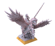 Charger l&#39;image dans la galerie, Arthurian Knights - Duc on Pegasus usable for Oldhammer, king of wars, 9th age

