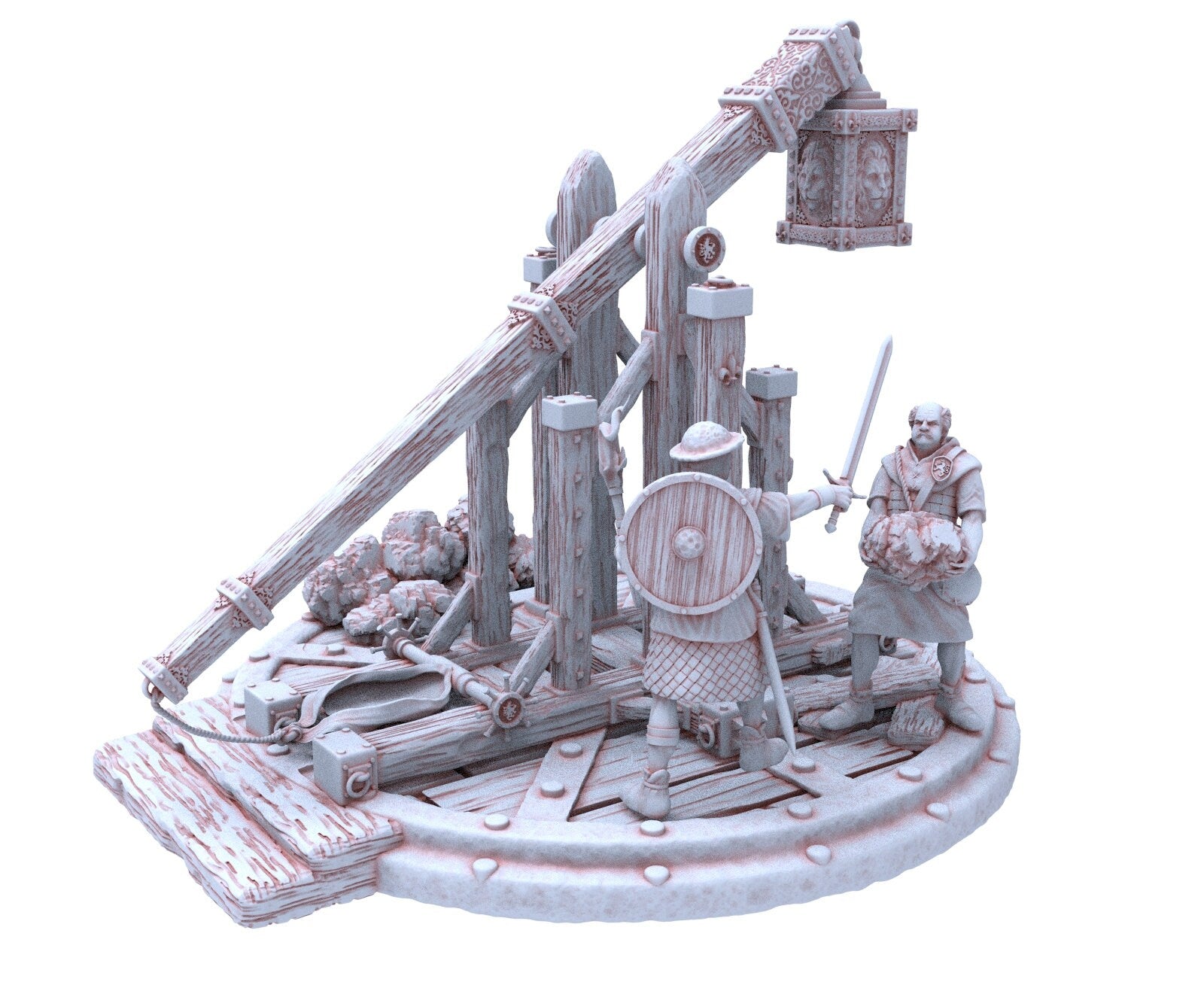 Arthurian Knights - Trebuchet usable for Oldhammer, king of wars, 9th age