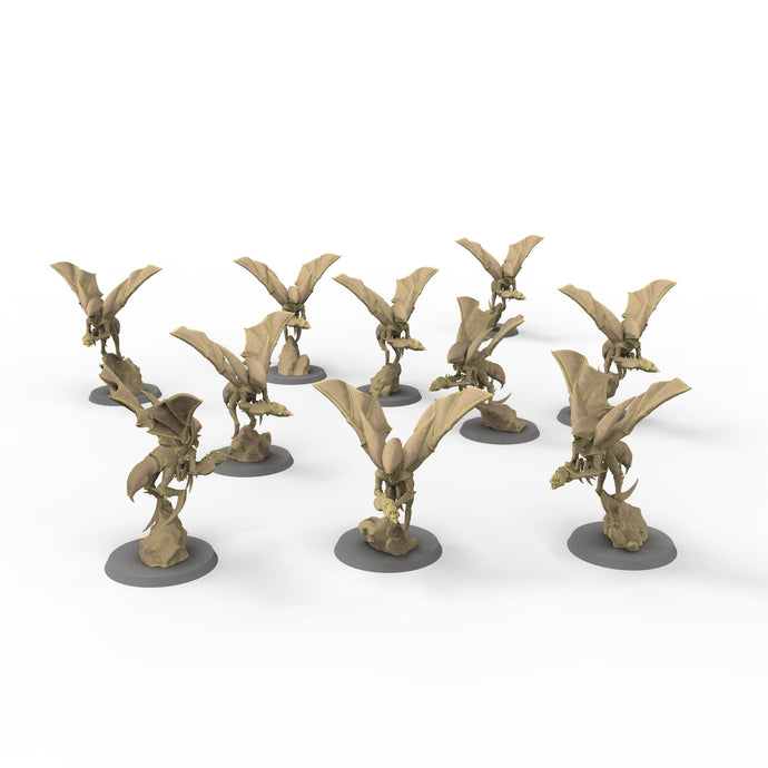 Fukai - Vespomorphos, Flying Warrior Infestors, Fantasy Cult Miniatures