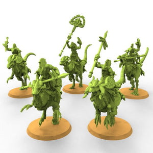 Lost temple - Cuetzpalli Riders lizardmen usable for Oldhammer, battle, king of wars, 9th age