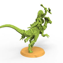 Charger l&#39;image dans la galerie, Lost temple - Cuetzpalli Riders lizardmen usable for Oldhammer, battle, king of wars, 9th age
