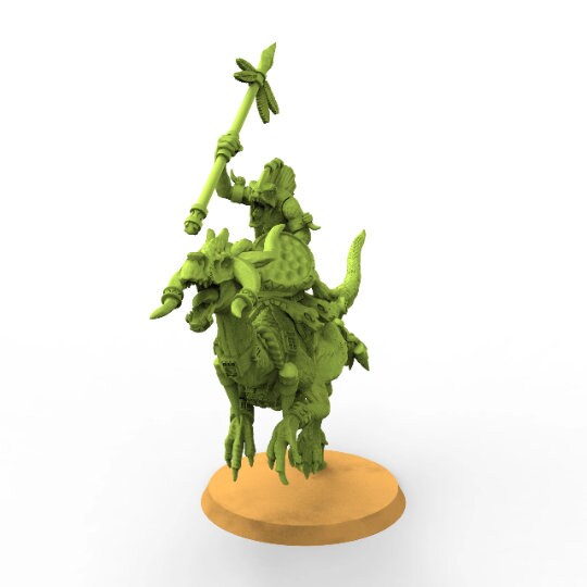 Lost temple - Cuetzpalli Riders lizardmen usable for Oldhammer, battle, king of wars, 9th age