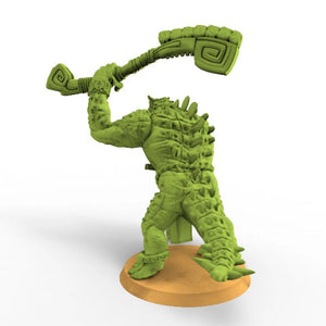 Lost temple - Kroxigor lizardmen usable for Oldhammer, battle, king of wars, 9th age