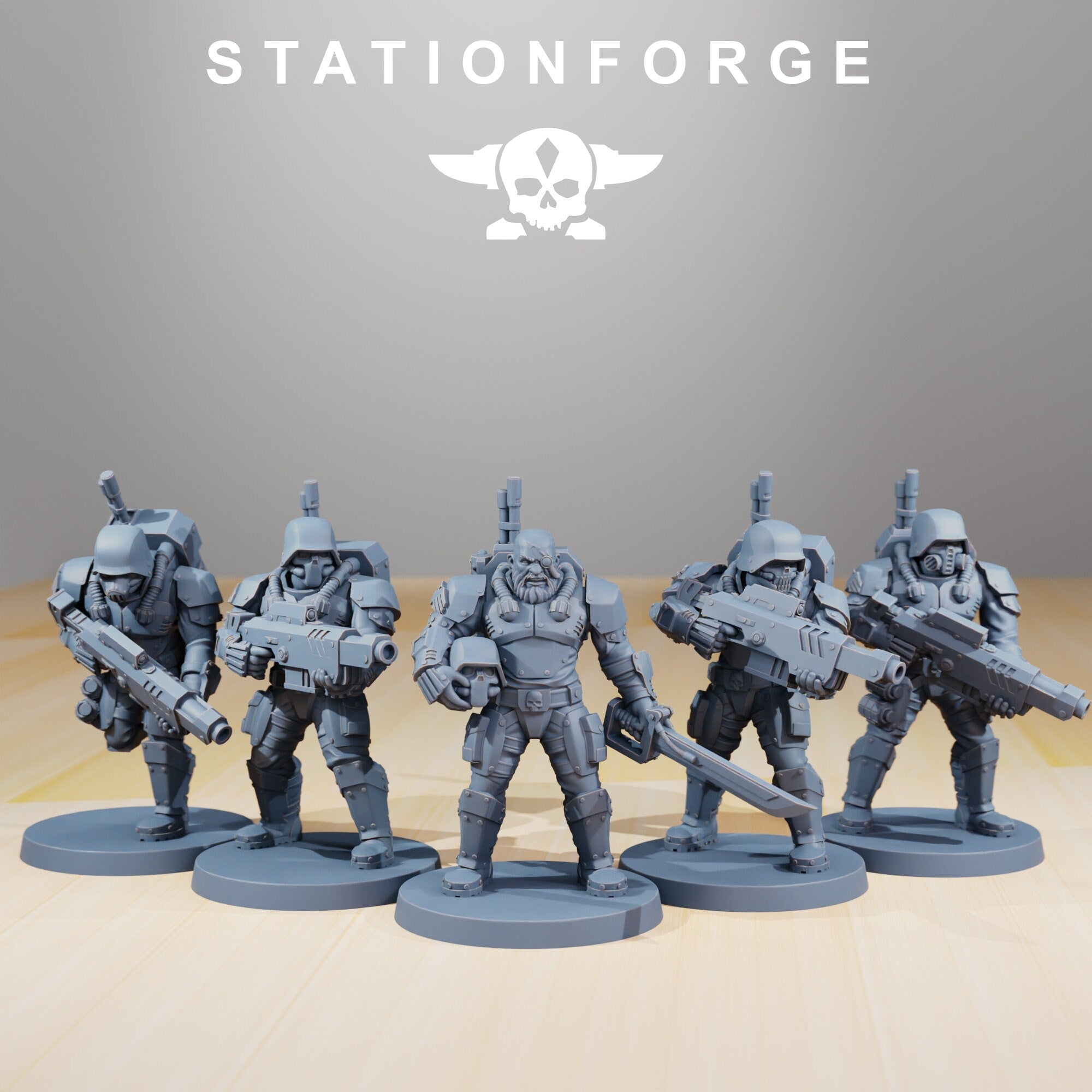 National Guard - Infantry, mechanized infantry, post apocalyptic empire, usable for tabletop wargame.