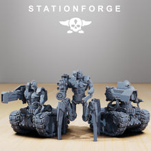 Charger l&#39;image dans la galerie, Scavenger Volatiles, mechanized infantry, post apocalyptic empire, usable for tabletop wargame.
