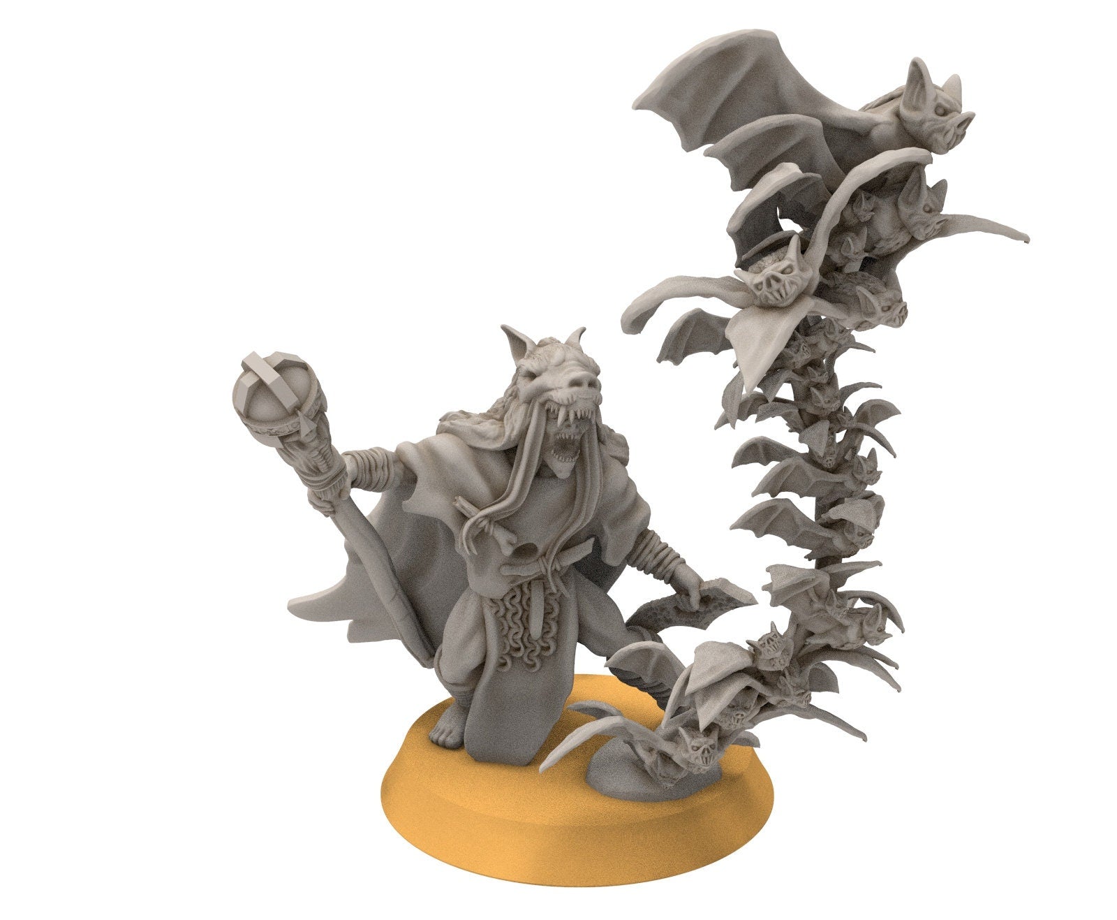 Goblin cave - Bat swarm, Dwarf mine, Middle rings miniatures pour wargame D&D, SDA...