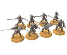 Charger l&#39;image dans la galerie, Goblin cave - Goblin warriors with spears, Dwarf mine, Middle rings miniatures pour wargame D&amp;D, SDA...
