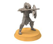 Charger l&#39;image dans la galerie, Goblin cave - Goblin warriors with swords, Dwarf mine, Middle rings miniatures pour wargame D&amp;D, SDA...
