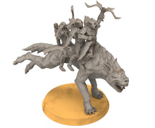 Load image into Gallery viewer, Goblin cave - Goblin warg riders marauders warriors with bows and swords, Dwarf mine, Middle rings miniatures pour wargame D&amp;D, SDA...
