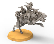 Load image into Gallery viewer, Goblin cave - Goblin warg riders marauders warriors with bows and swords, Dwarf mine, Middle rings miniatures pour wargame D&amp;D, SDA...
