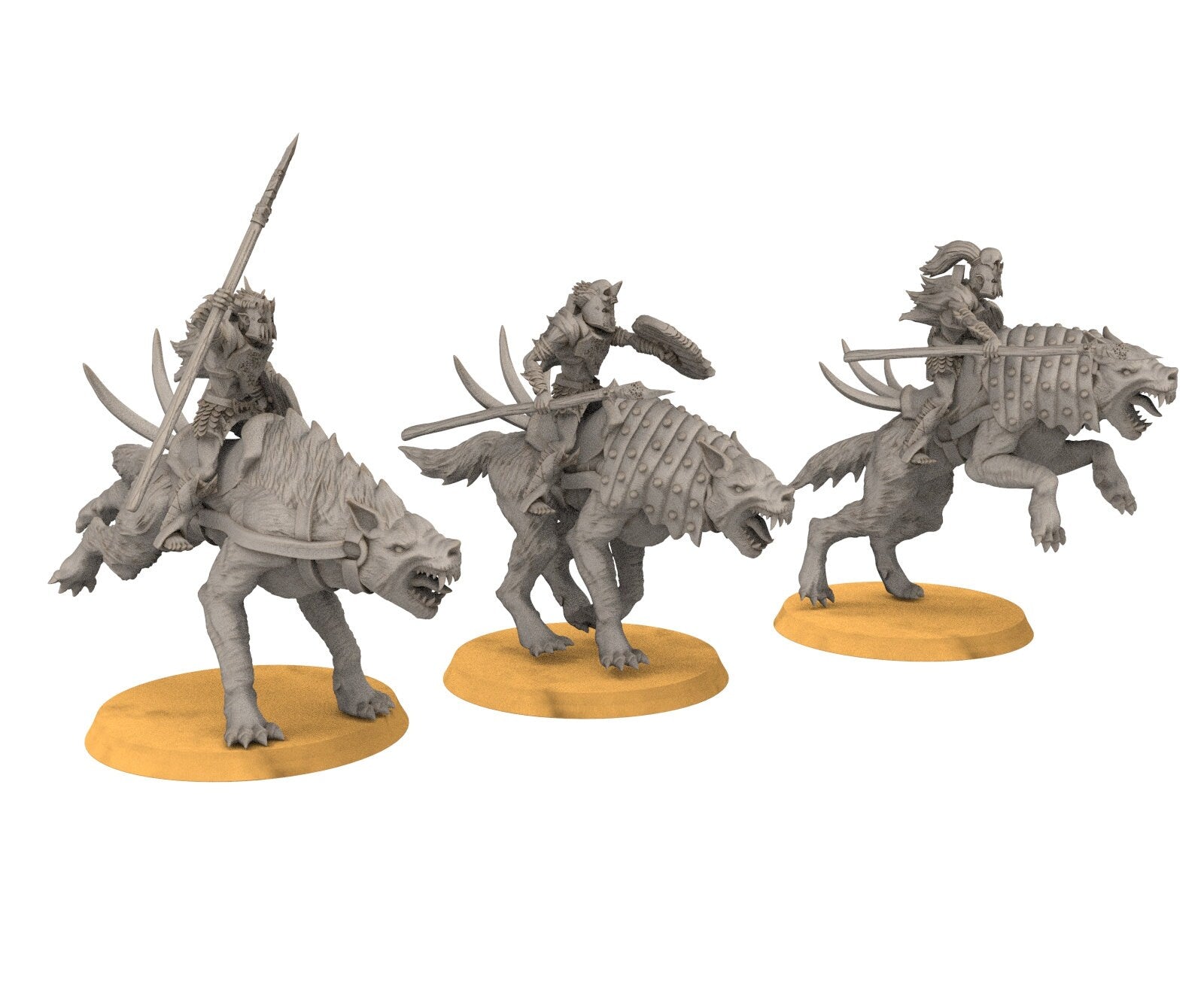 Goblin cave - Goblin warg riders warriors mixed, Dwarf mine, Middle rings miniatures pour wargame D&D, SDA...