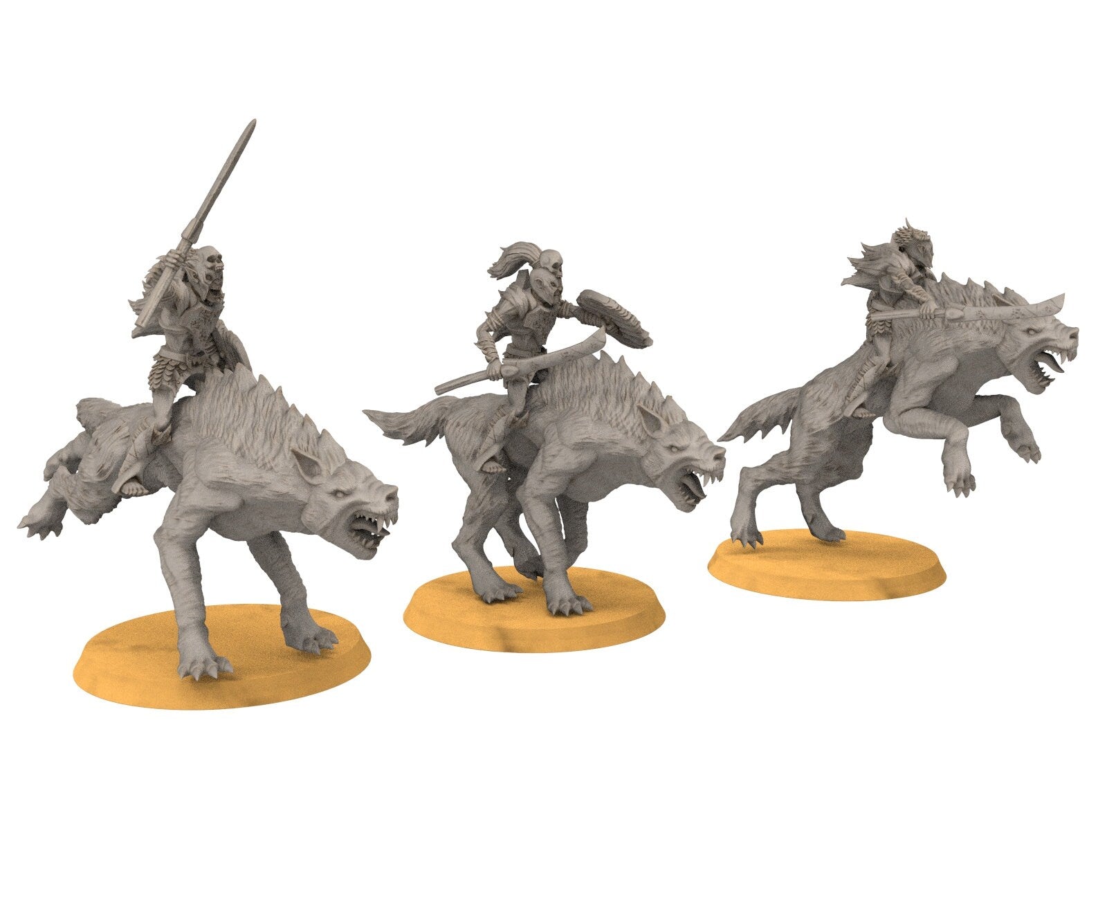 Goblin cave - Goblin warg riders warriors mixed, Dwarf mine, Middle rings miniatures pour wargame D&D, SDA...