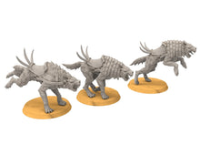 Charger l&#39;image dans la galerie, Goblin cave - Tamed Warg wolves, Dwarf mine, Middle rings miniatures pour wargame D&amp;D, SDA...
