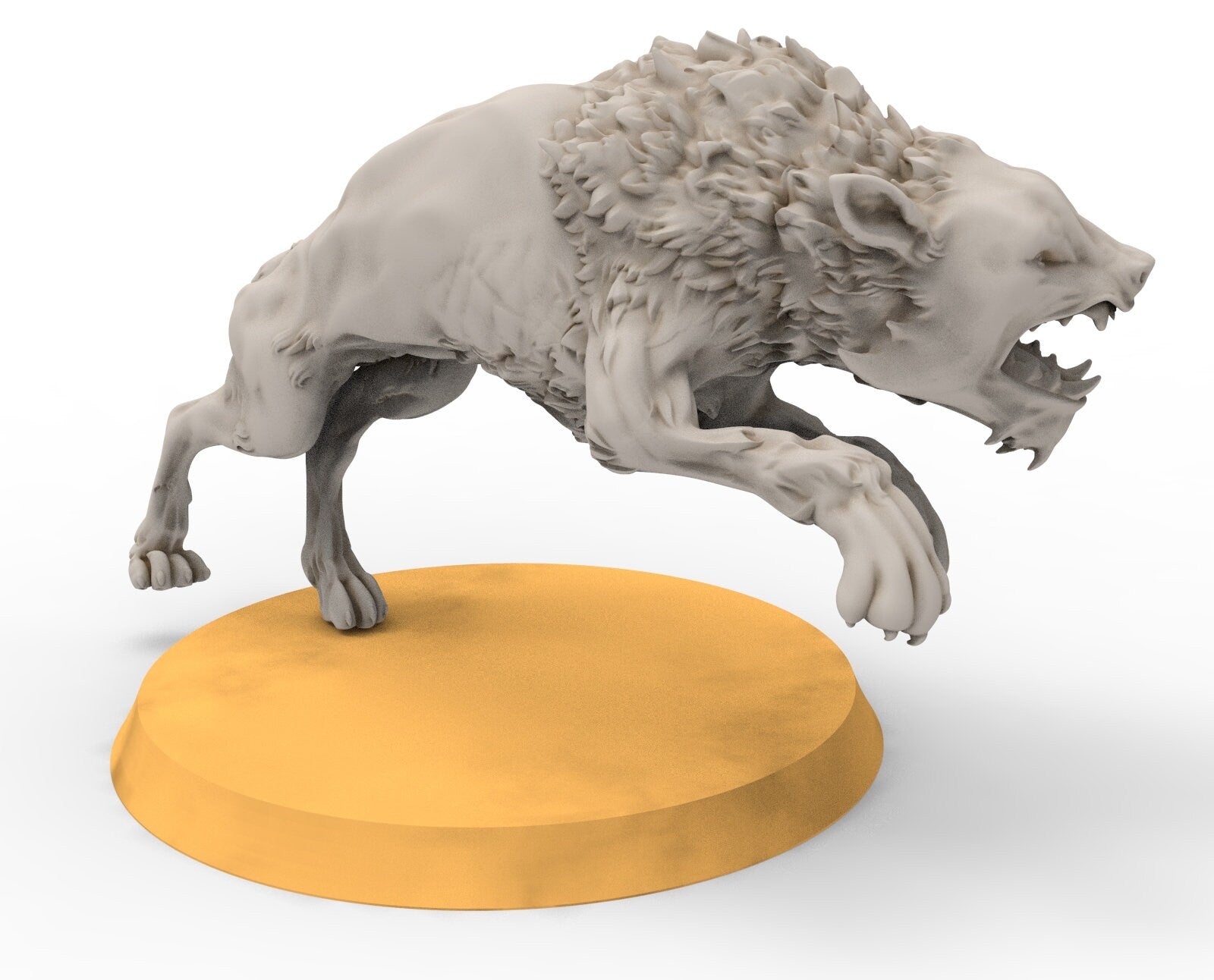 Goblin cave - Tamed Warg wolves, Dwarf mine, Middle rings miniatures pour wargame D&D, SDA...