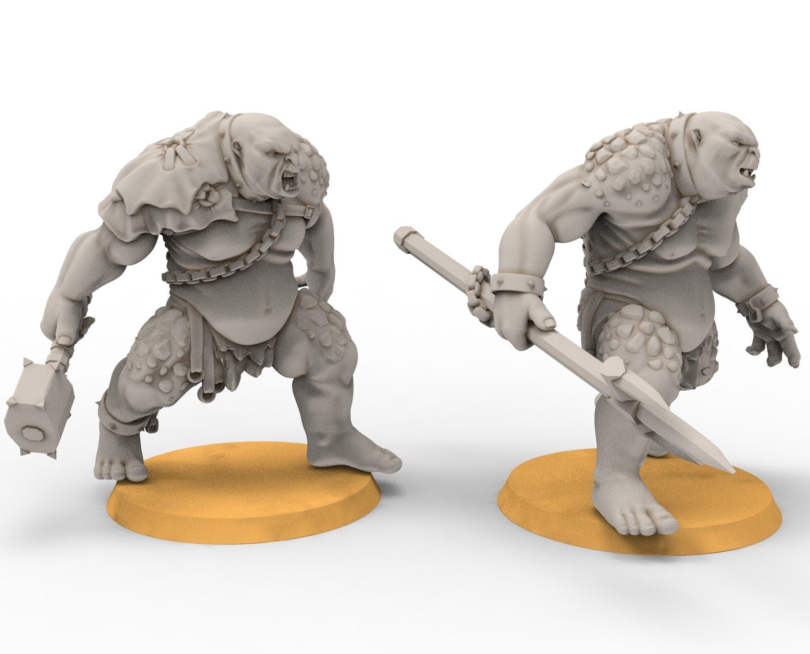 Goblin cave - Cave troll warriors, Dwarf mine, Middle rings miniatures pour wargame D&D, SDA...