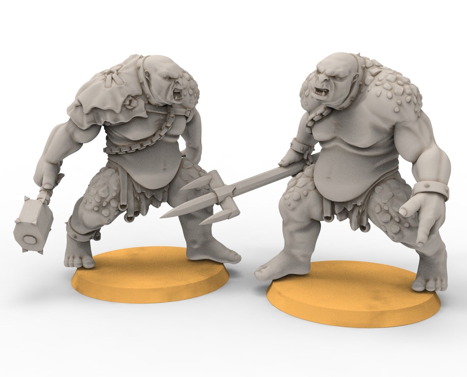 Goblin cave - Cave troll warriors, Dwarf mine, Middle rings miniatures pour wargame D&D, SDA...