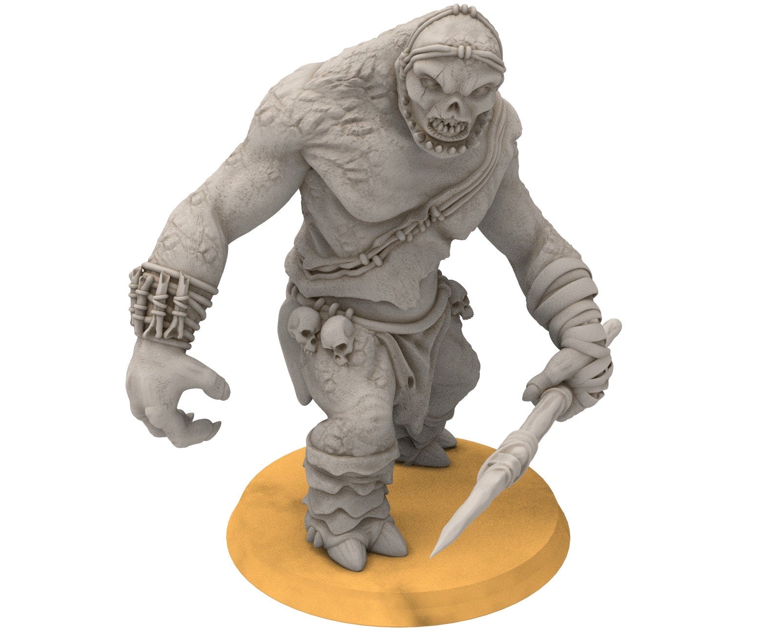 Goblin cave - Savage cave troll warriors, Dwarf mine, Middle rings miniatures pour wargame D&D, SDA...