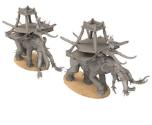 Charger l&#39;image dans la galerie, Harad - Desert warriors, Eastern men War elephant, Berber nomads, Harad Bedouin Arabs Sarazins miniatures for wargame D&amp;D, Lotr...
