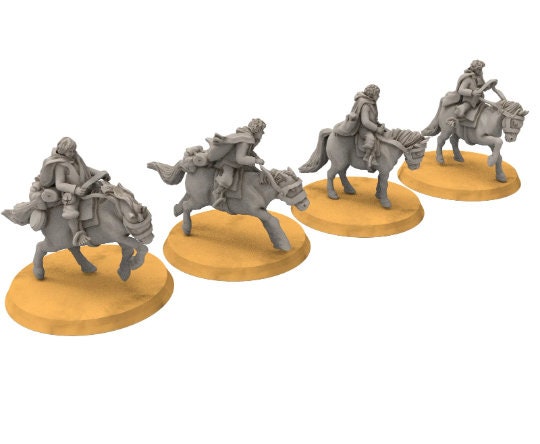 Halfmen - Gnome Halfling Wanderers, Middle rings miniatures for wargame D&D, DnD, LOTR...