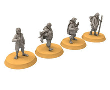 Load image into Gallery viewer, Halfmen - Gnome Halfling Army bundle, Middle rings miniatures for wargame D&amp;D, DnD, LOTR...
