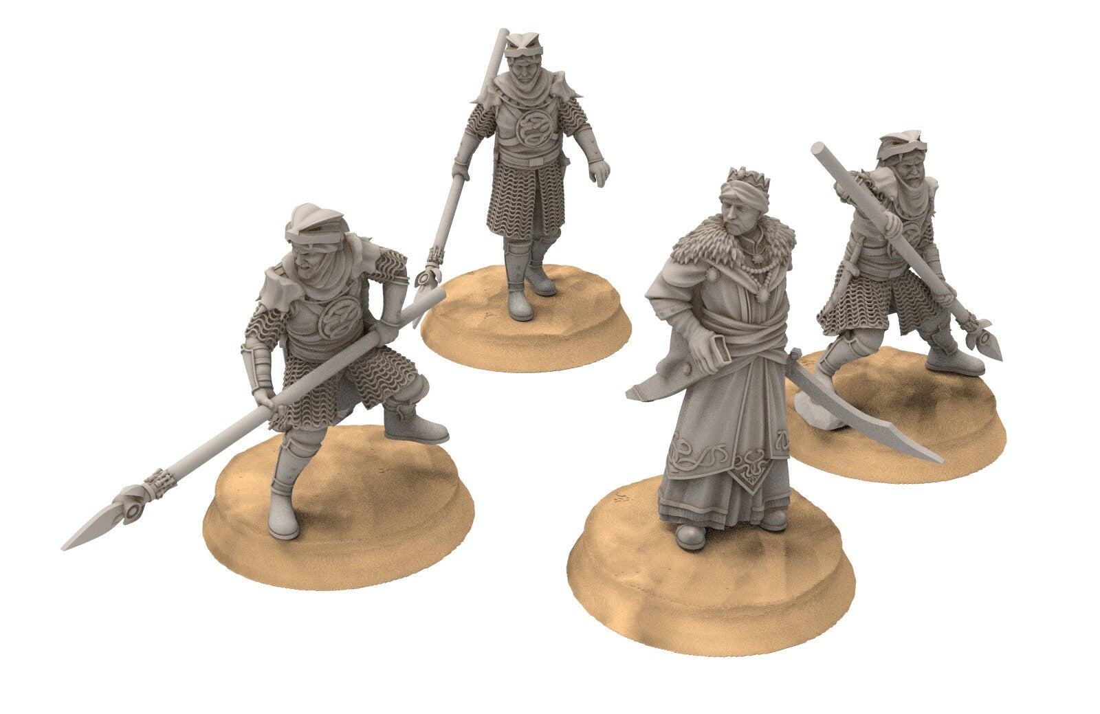 Harad - Army bundle of Desert Snake Warriors, Berber nomads, Harad Bedouin Arabs Sarazins miniatures for wargame D&D, Lotr...