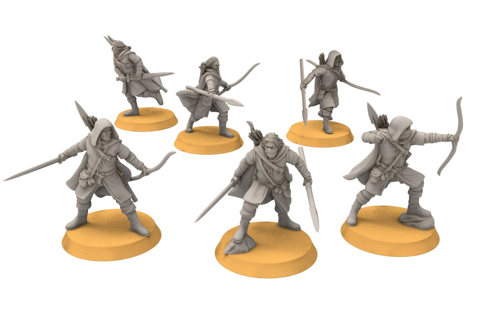 Ornor - Army bundle, Soldiers and Rangers of the lost kingdom of the north, Protectors of the shire, miniatures for wargame D&D, Lotr...