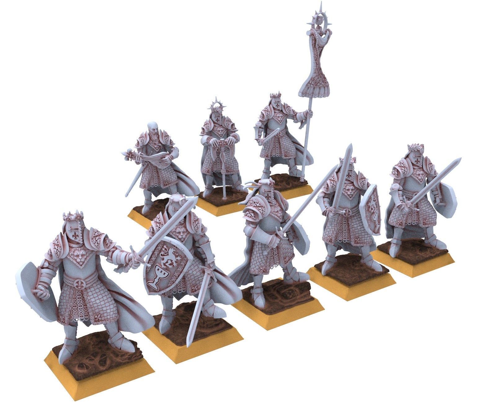 Arthurian Knights - Forlons Bastards usable for Oldhammer, king of wars, 9th age