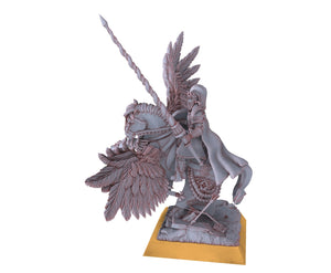 Arthurian Knights - Duc on Pegasus usable for Oldhammer, king of wars, 9th age