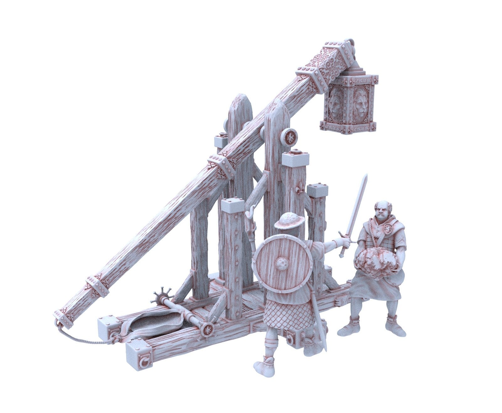 Arthurian Knights - Trebuchet usable for Oldhammer, king of wars, 9th age