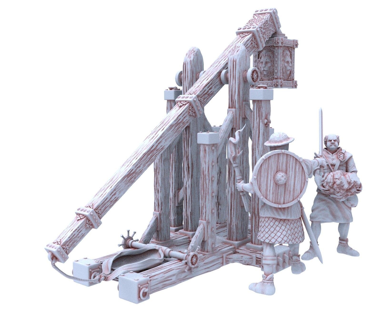 Arthurian Knights - Trebuchet usable for Oldhammer, king of wars, 9th age